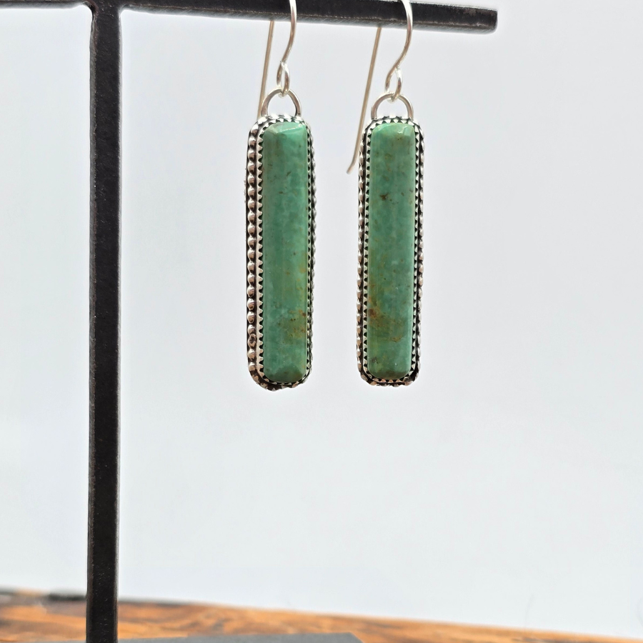 Baja Turquoise Bar Earrings