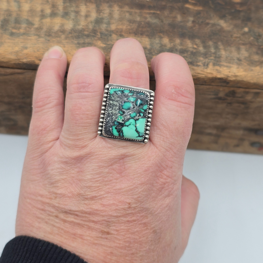 Broken Bridge Variscite Ring