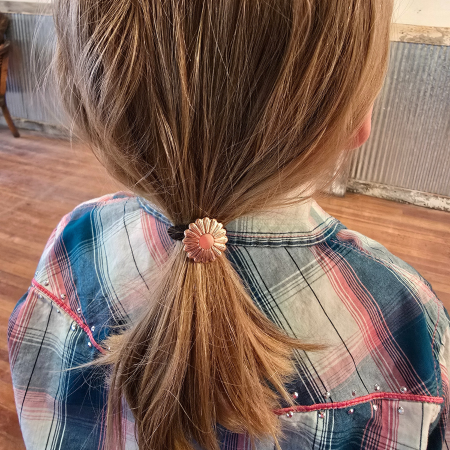 Copper Ponytail Ties
