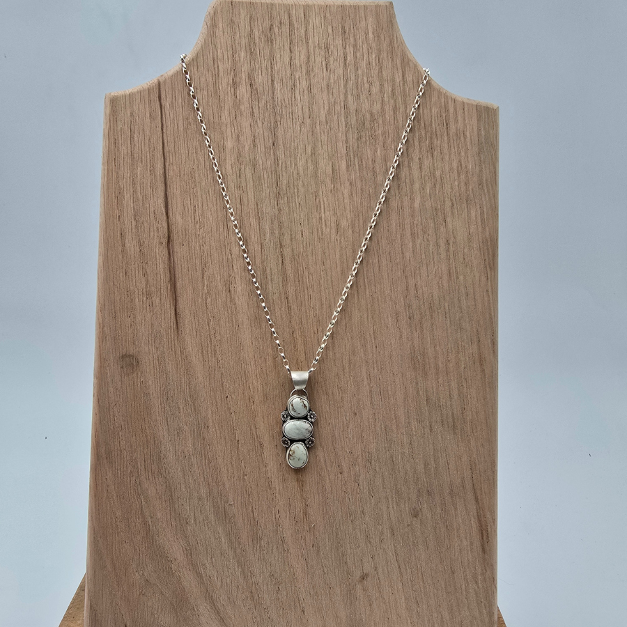 Dry Creek and Flowers Necklace