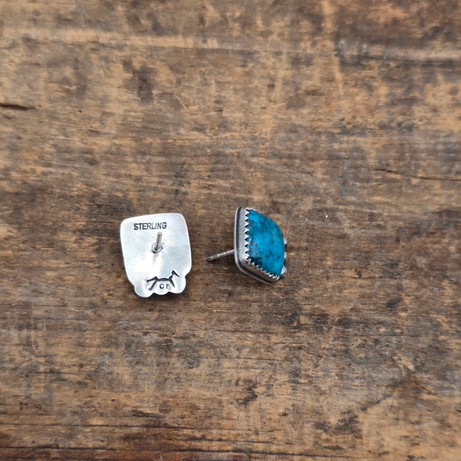 Mina Maria Turquoise Stud Earrings