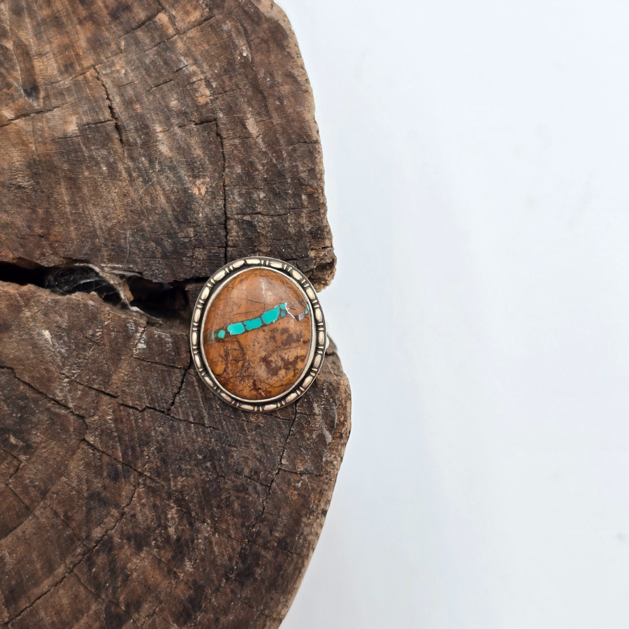 Natural Motezuma Royston Ring