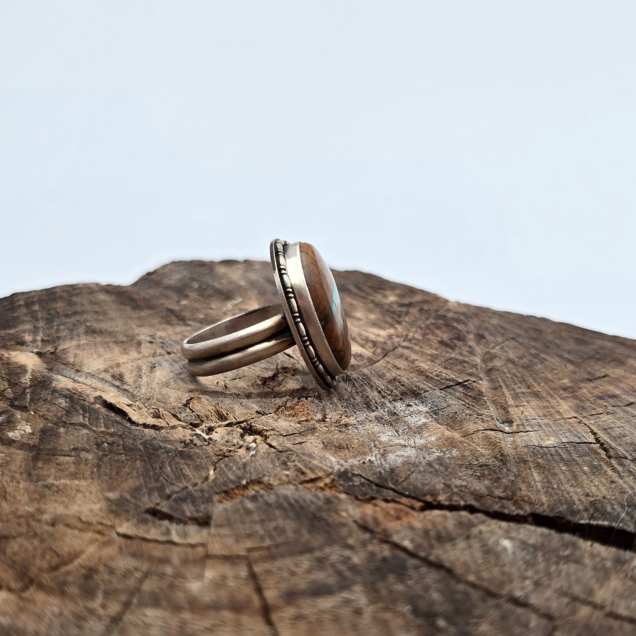 Natural Motezuma Royston Ring