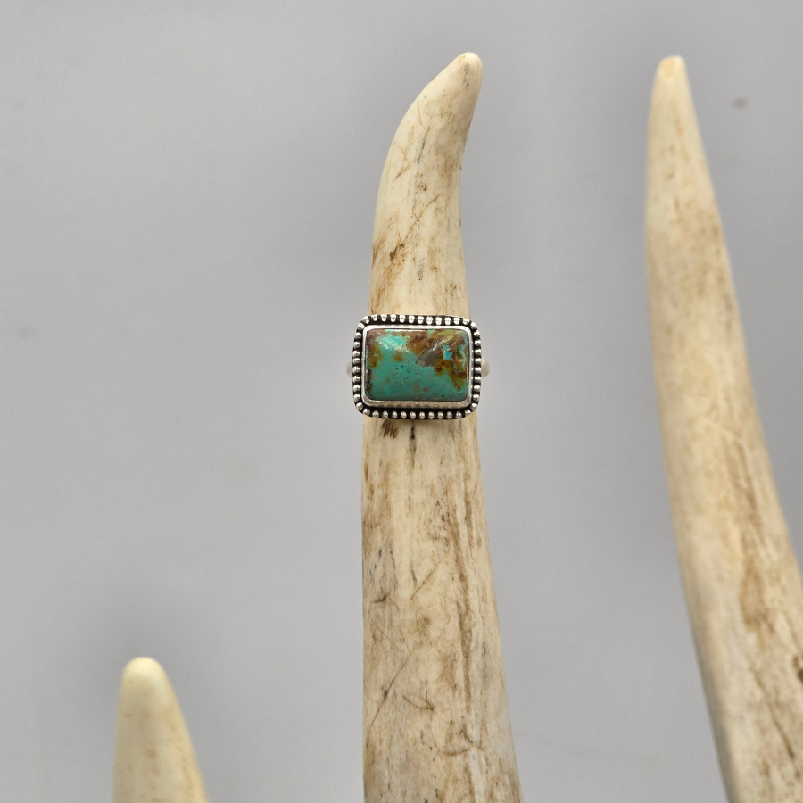 Nila Turquoise Rectangle Ring