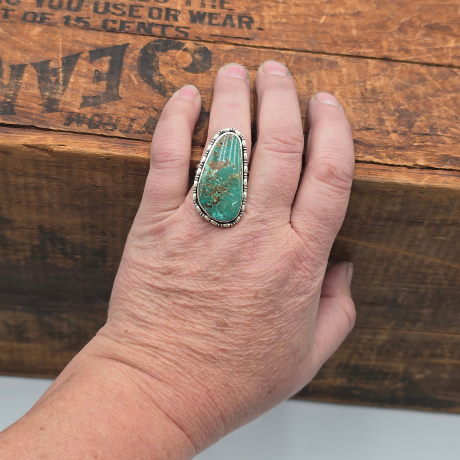 Nila Turquoise, Raindrops and Beads Ring