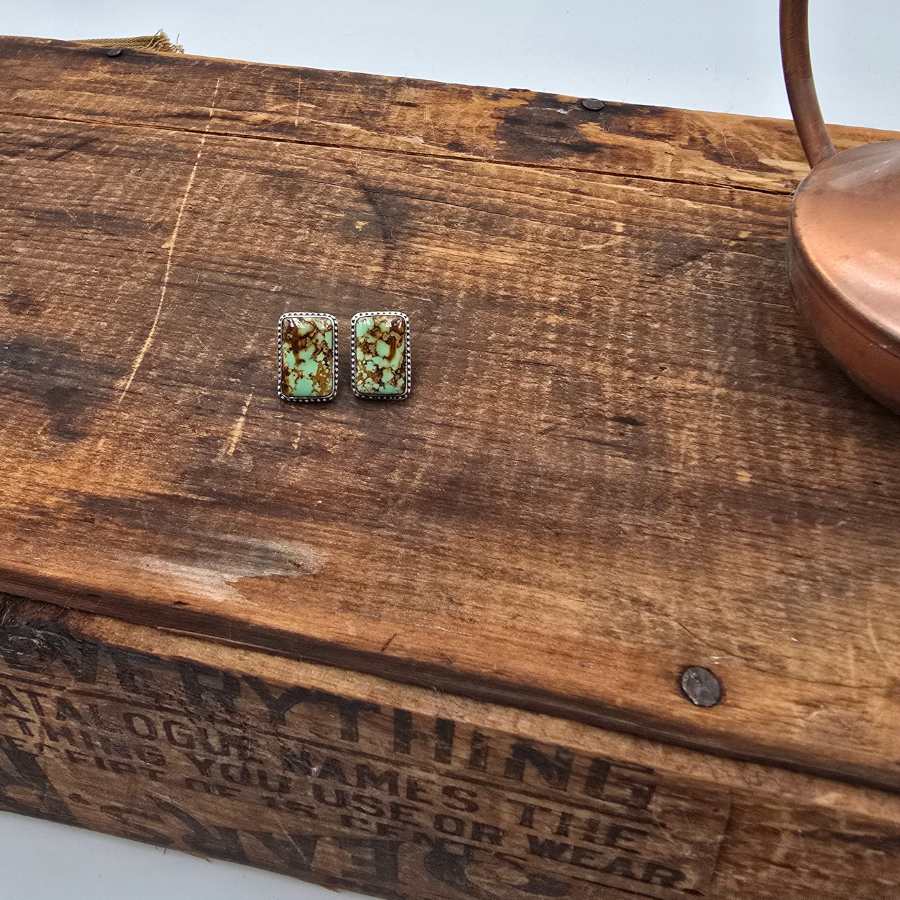 #8 Turquoise and Raindrops Earrings