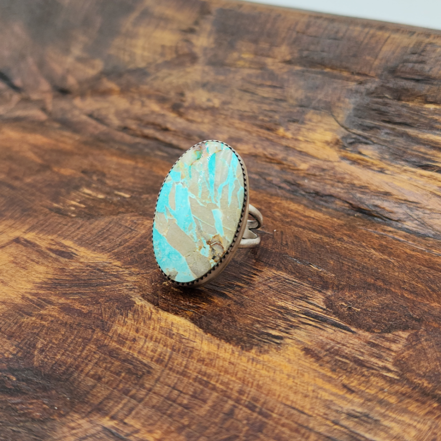 Royston Turquoise Oval Ring