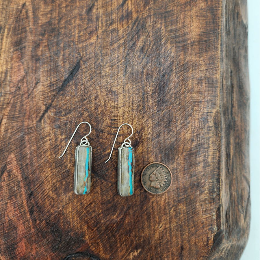 Royston Ribbon Bar Earrings