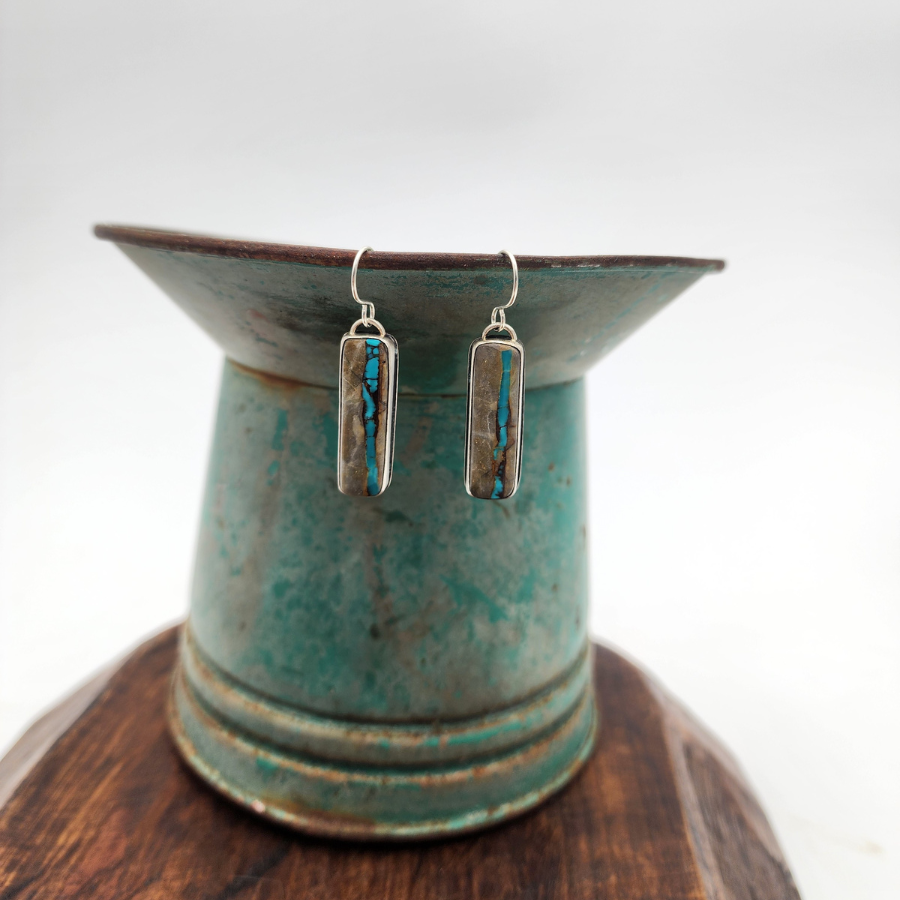 Royston Ribbon Bar Earrings