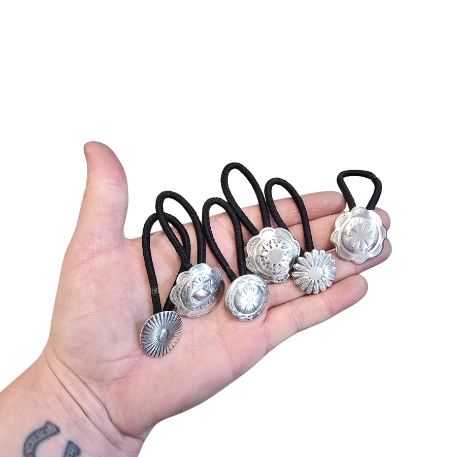 Sterling Silver Ponytail Ties