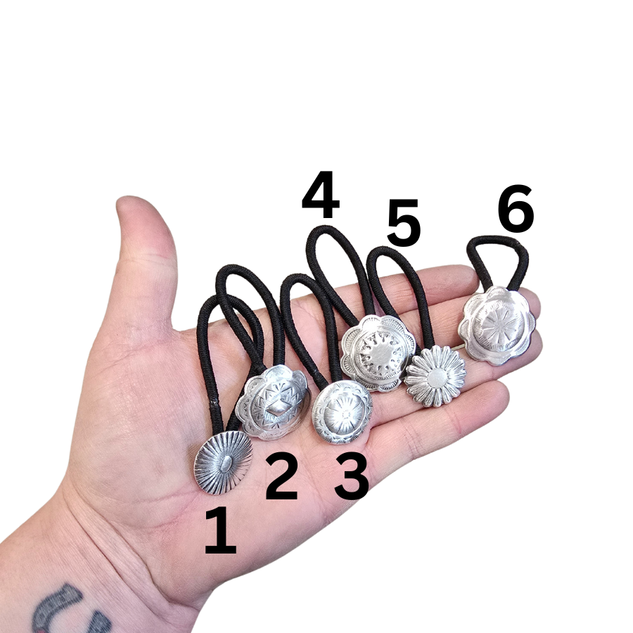Sterling Silver Ponytail Ties