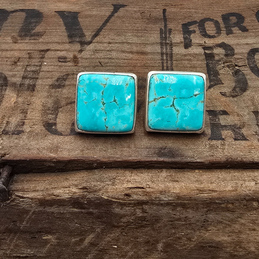 Tyrone Statement Square Earrings