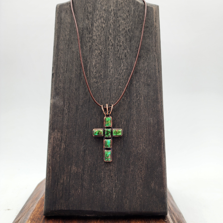 Sonoran Gold Turquoise and Copper Necklace