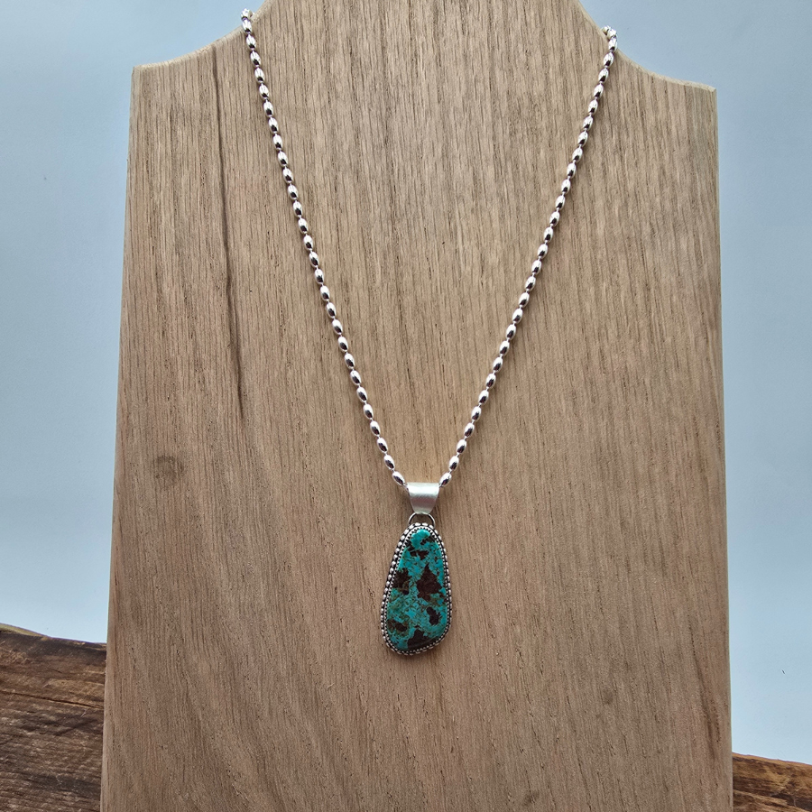 Easter Blue Turquoise Necklace