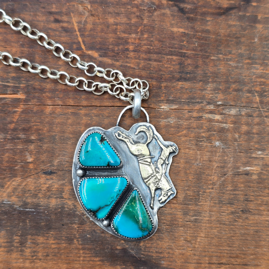 Sierra Bella Turquoise Bucking Horse