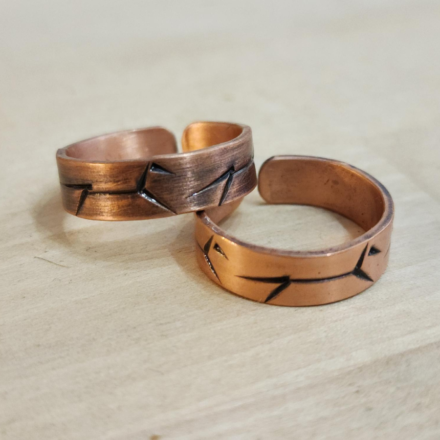 Broken Horse Ring | Copper