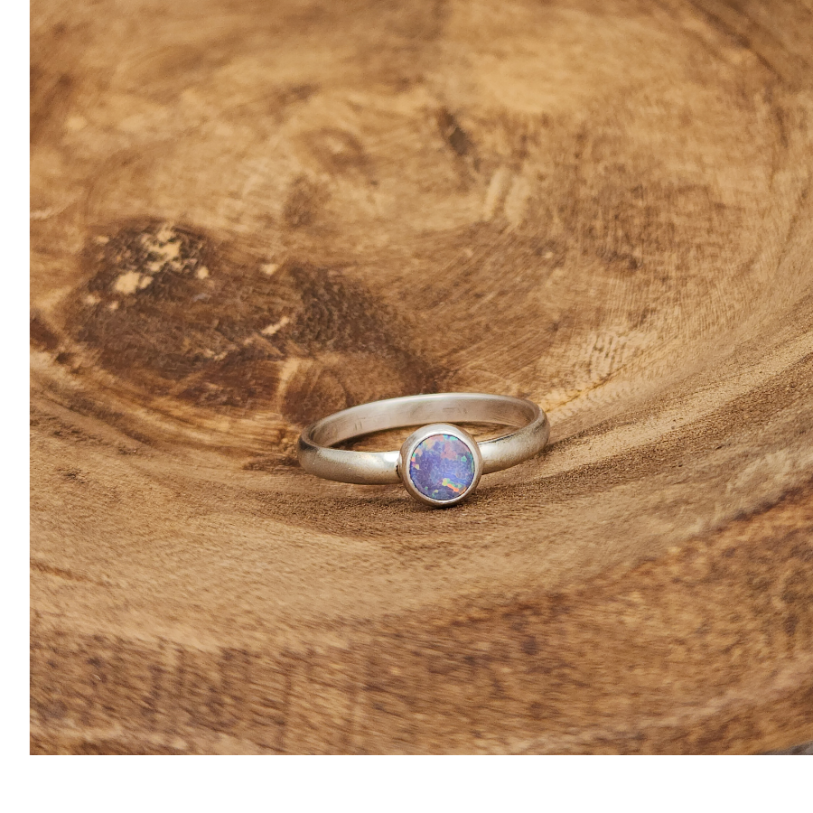 Colored Opal Ring