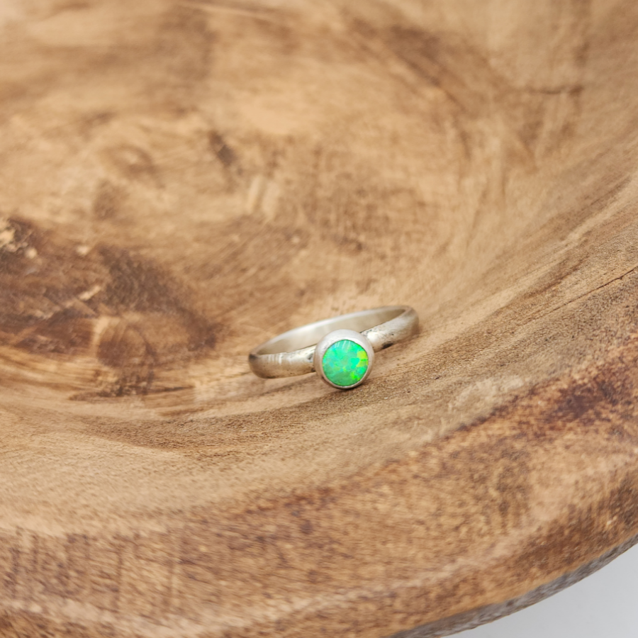 Colored Opal Ring