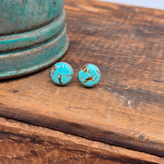 #8 Turquoise Stud Earrings Set 2