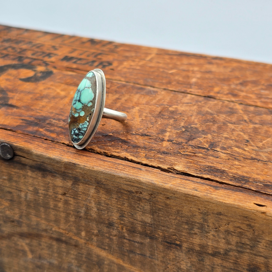Angel Wing Variscite Ring