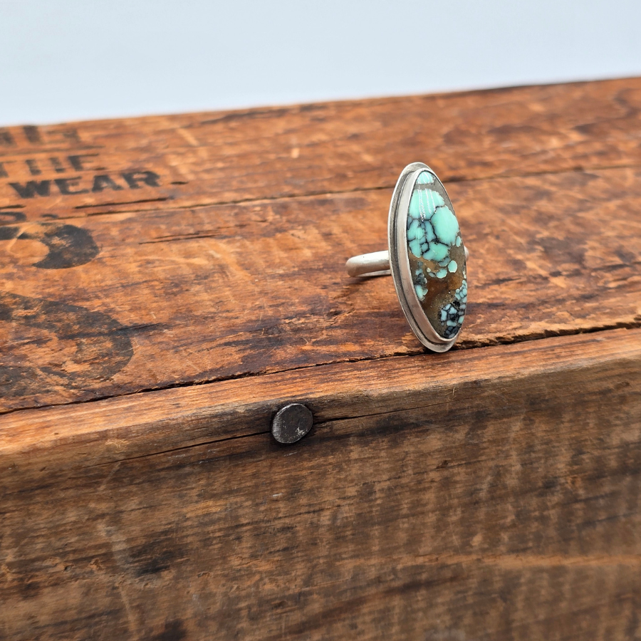 Angel Wing Variscite Ring