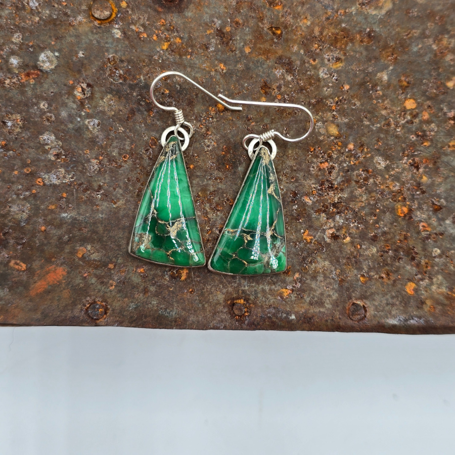 Australian Variscite Earrings