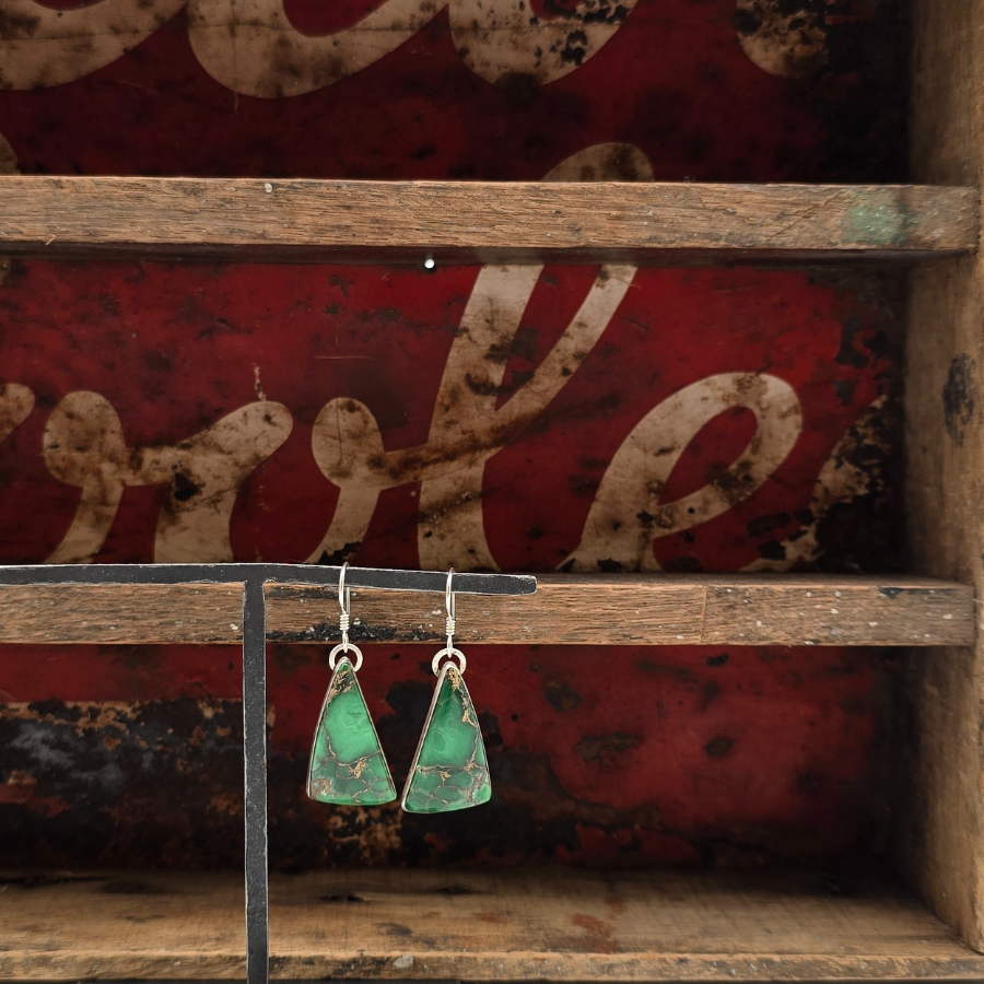 Australian Variscite Earrings