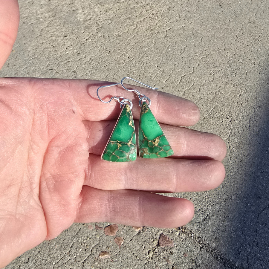 Australian Variscite Earrings