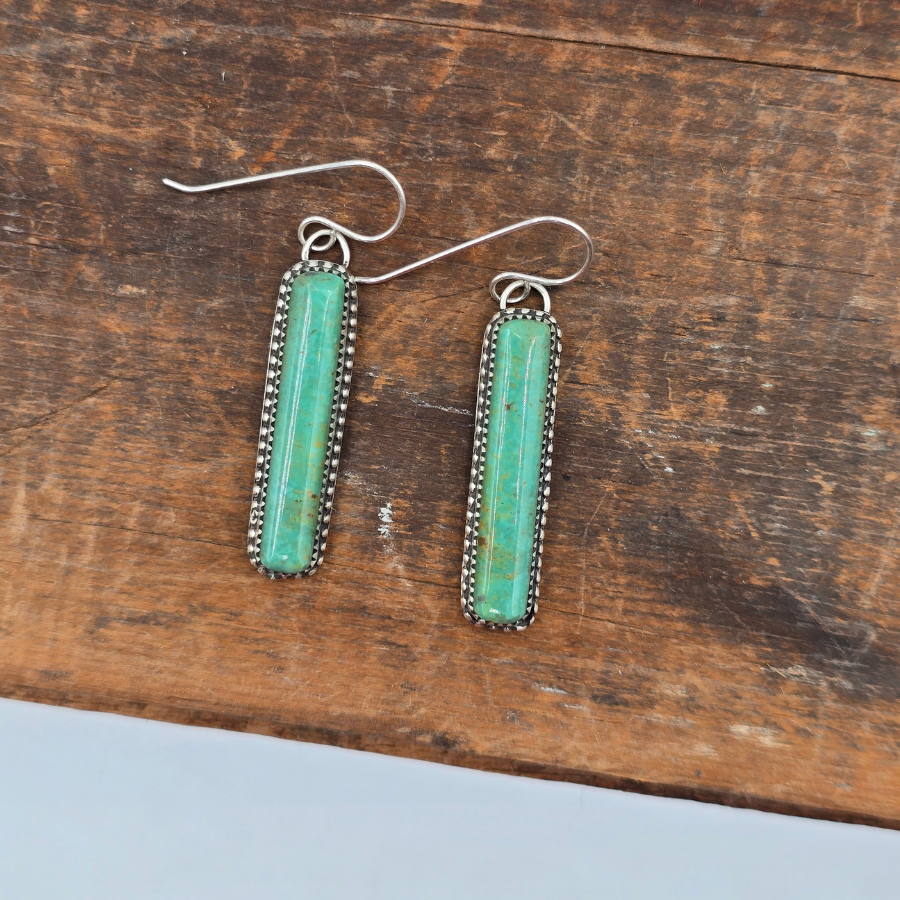Baja Turquoise Bar Earrings