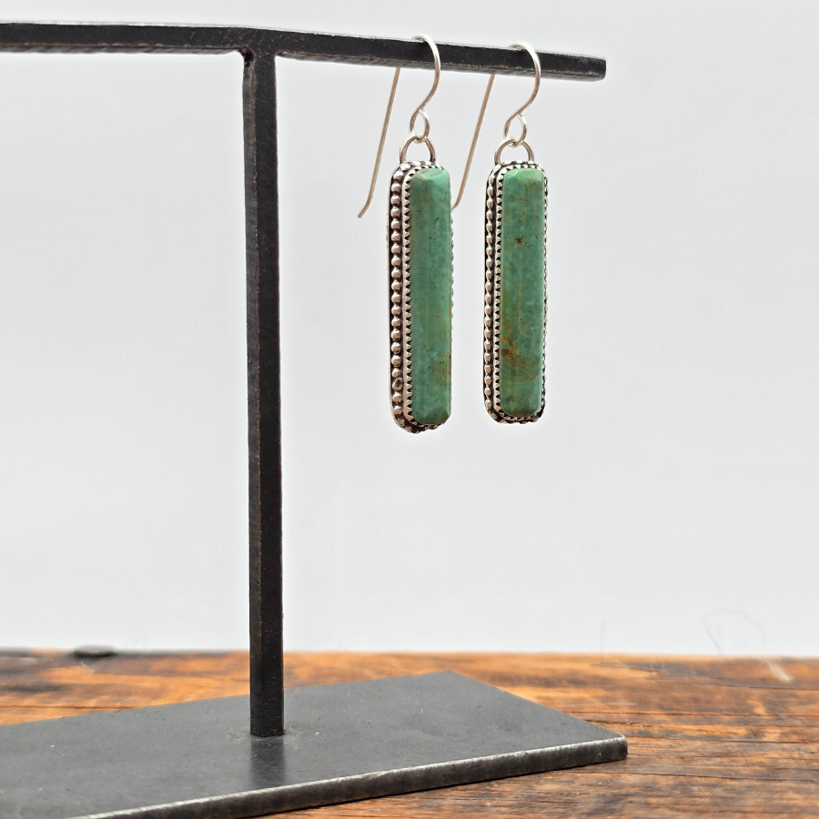 Baja Turquoise Bar Earrings