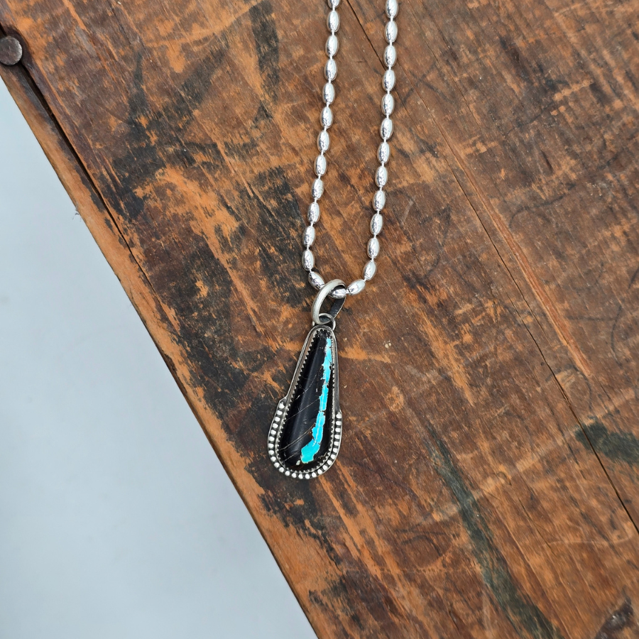 Blackjack Teardrop Necklace
