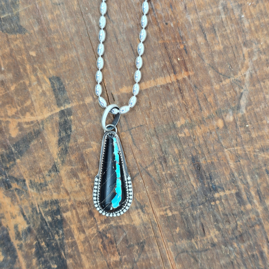 Blackjack Teardrop Necklace