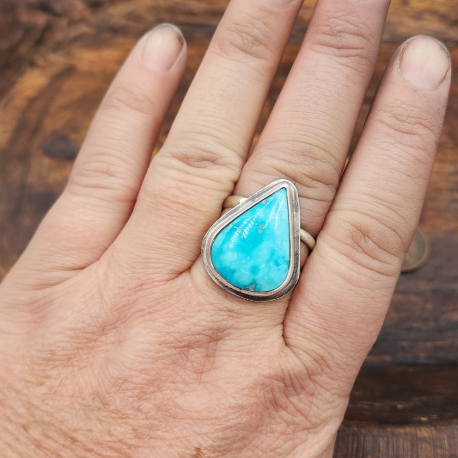 Blue Bird Turquoise Ring