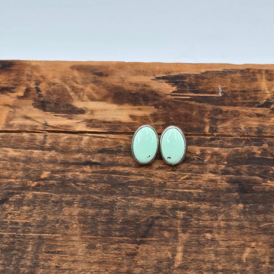 Broken Arrow Variscite Earrings