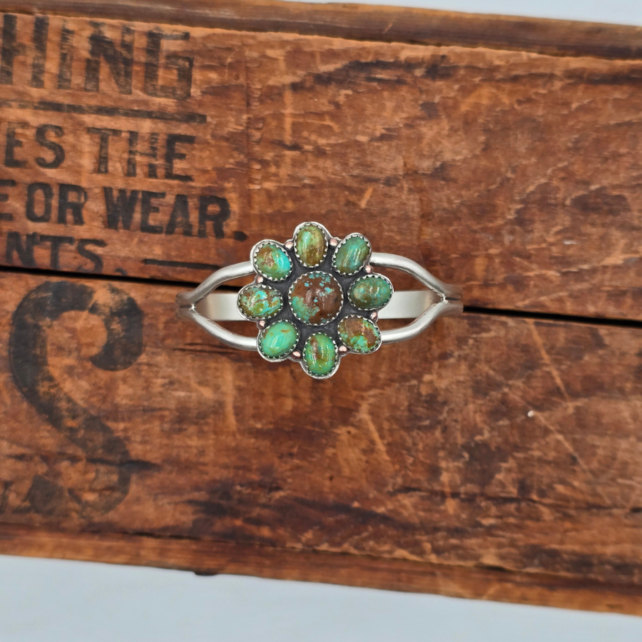 Campitos Turquoise Flower Bracelet