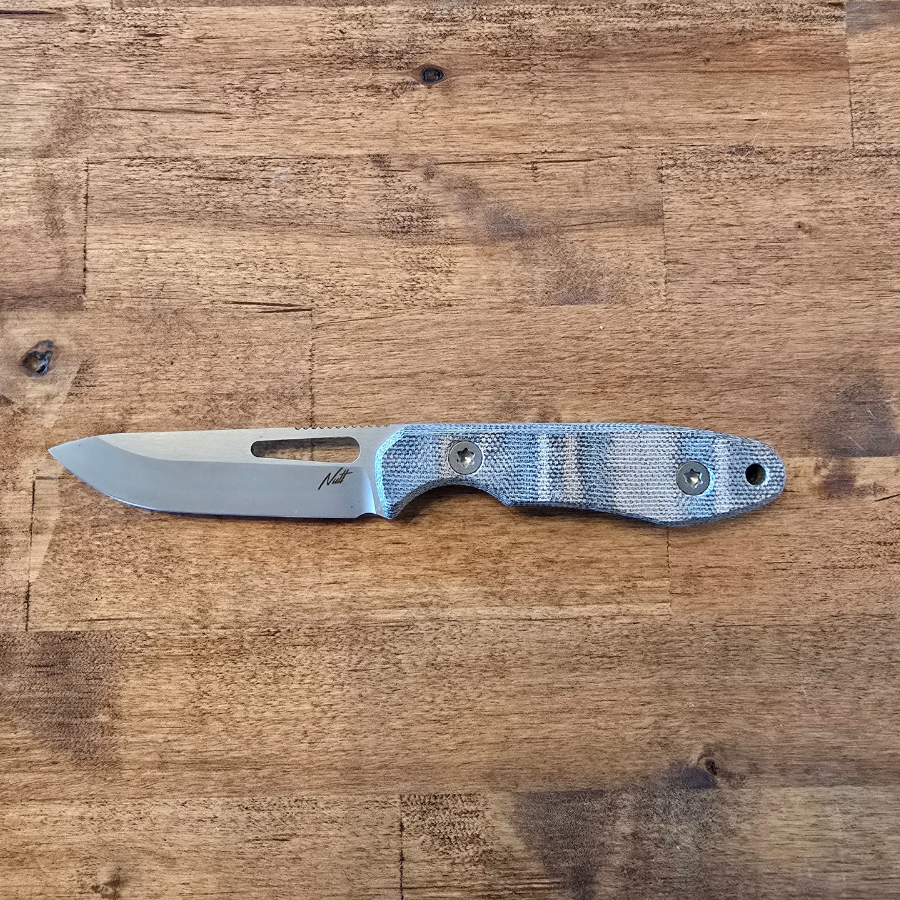Canvas Micarta Reddish 3 inch