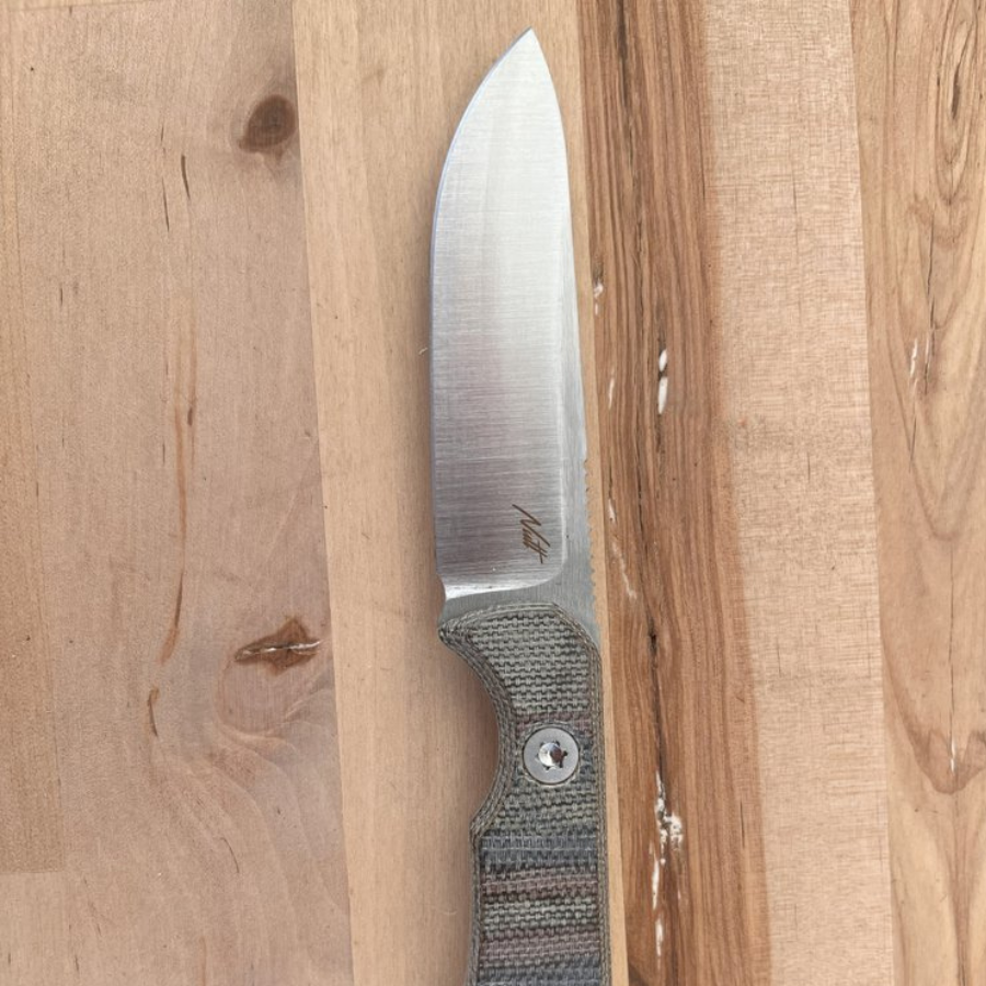Canvas Micarta Reddish 3 inch