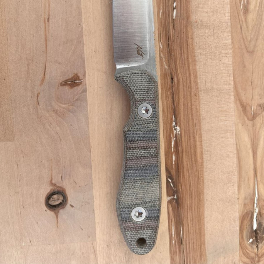 Canvas Micarta Reddish 3 inch