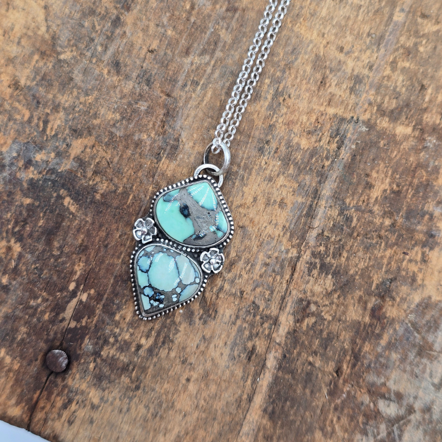 Desert Bloom Variscite Necklace