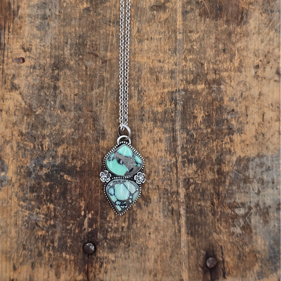 Desert Bloom Variscite Necklace