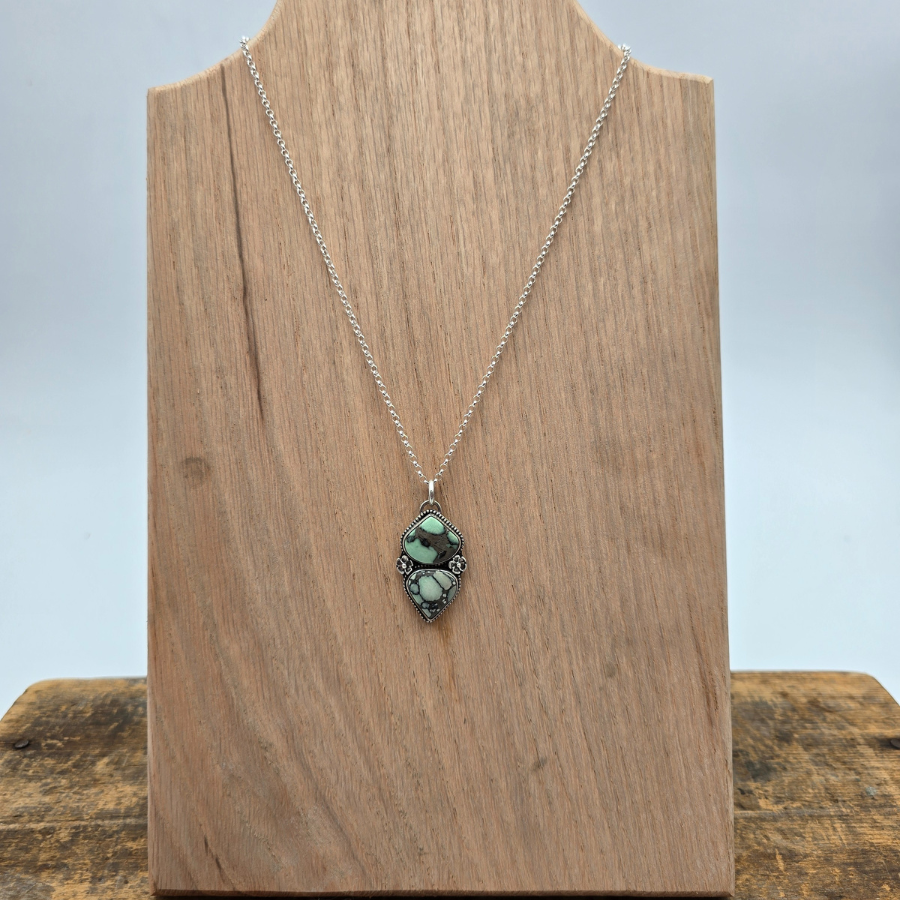 Desert Bloom Variscite Necklace