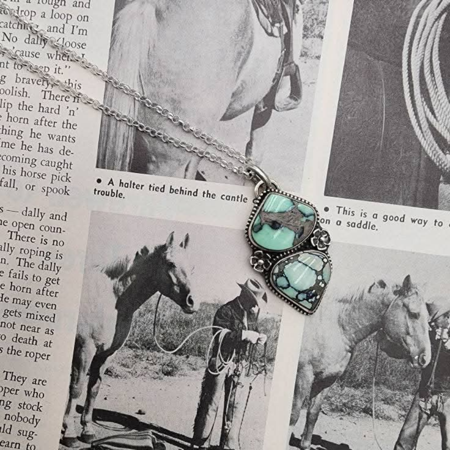 Desert Bloom Variscite Necklace