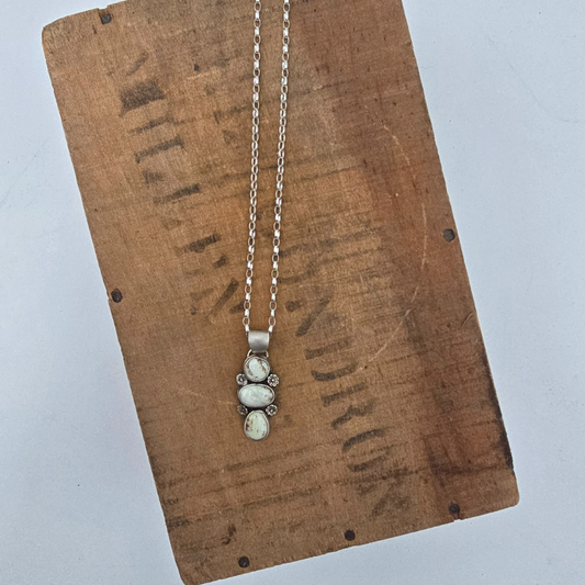 Dry Creek and Flowers Necklace