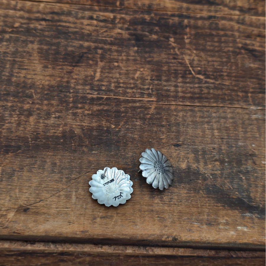 Flower Concho Earrings