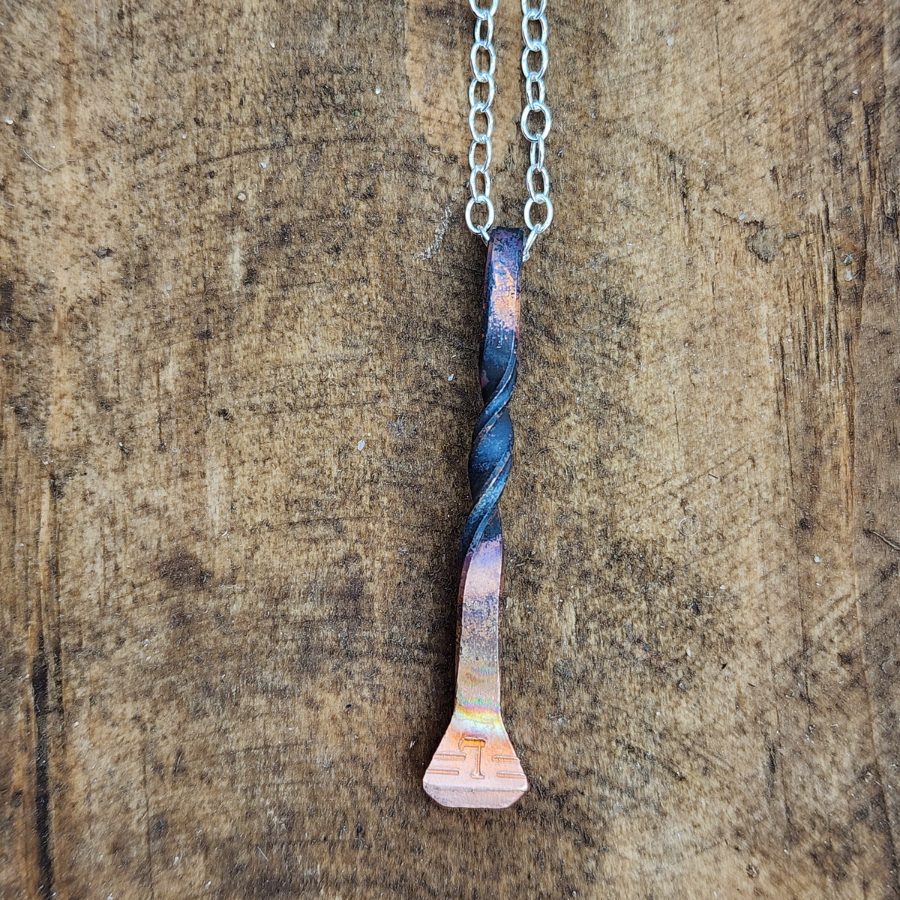 Horseshoe Nail Necklace
