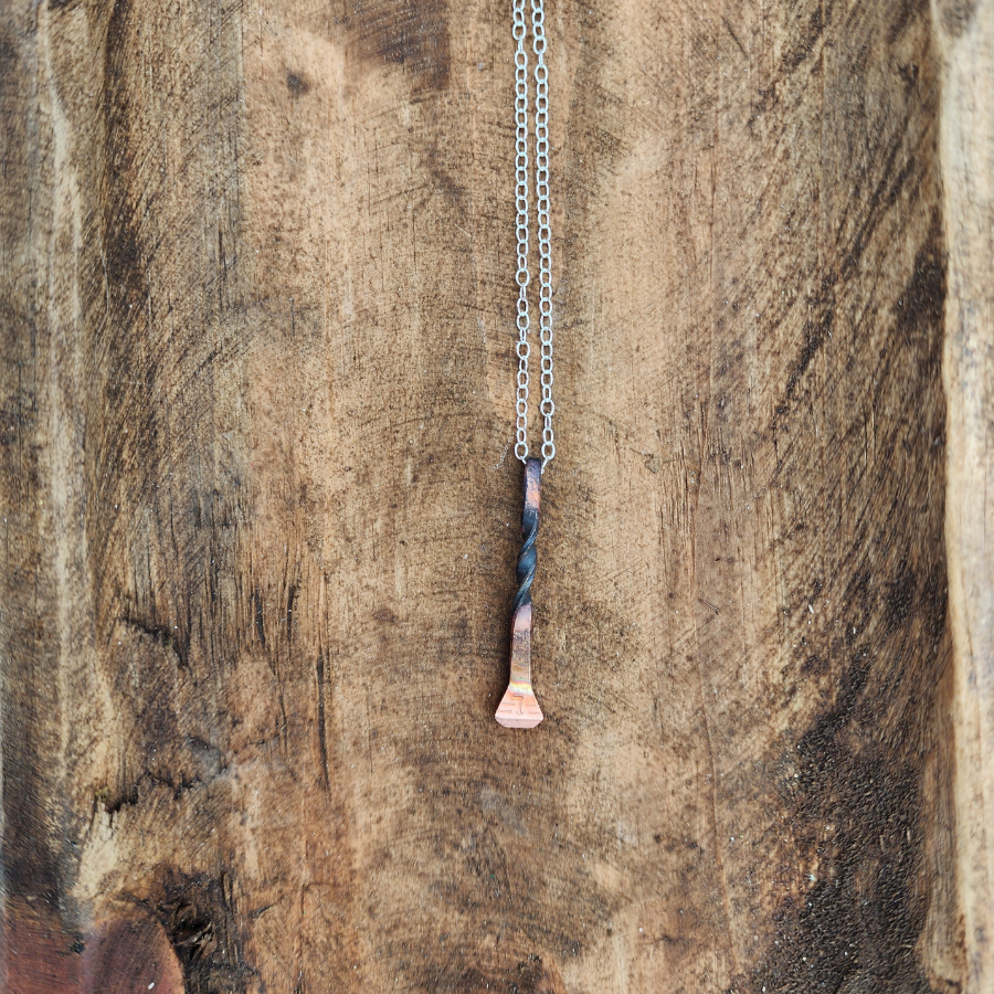 Horseshoe Nail Necklace