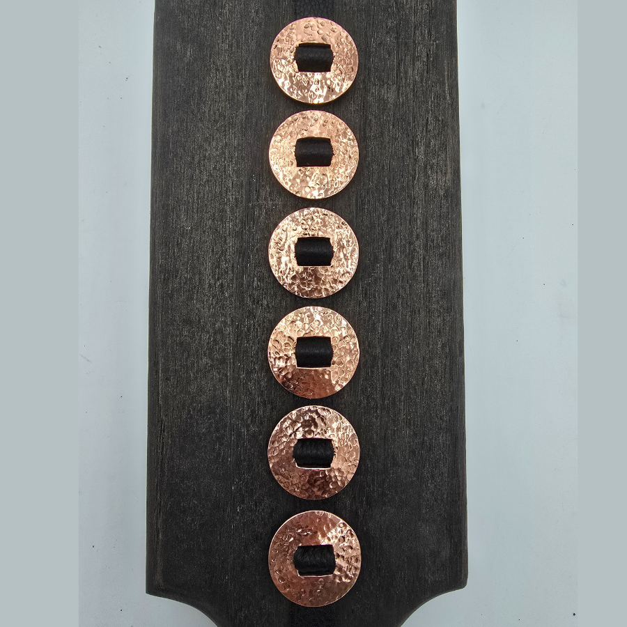Hand Hammered Saddle String Conchos