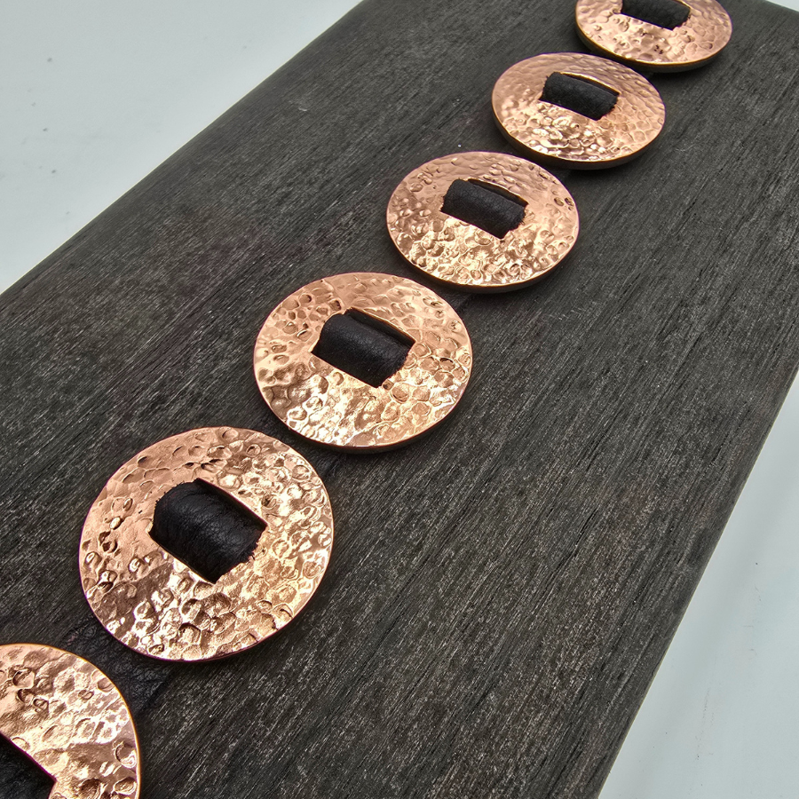 Hand Hammered Saddle String Conchos