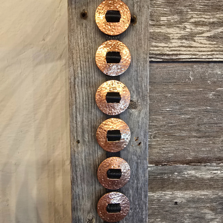Hand Hammered Saddle String Conchos