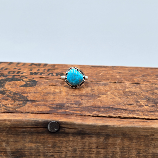 Kingman Birdseye Turquoise Ring